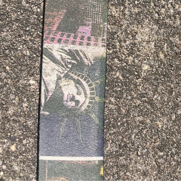 Vintage NYC Leather Belt with Silver Hardware Size: L - Picture 7 of 11